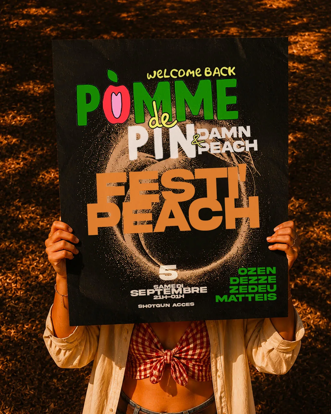 Festi Peach A Pomme De Pin