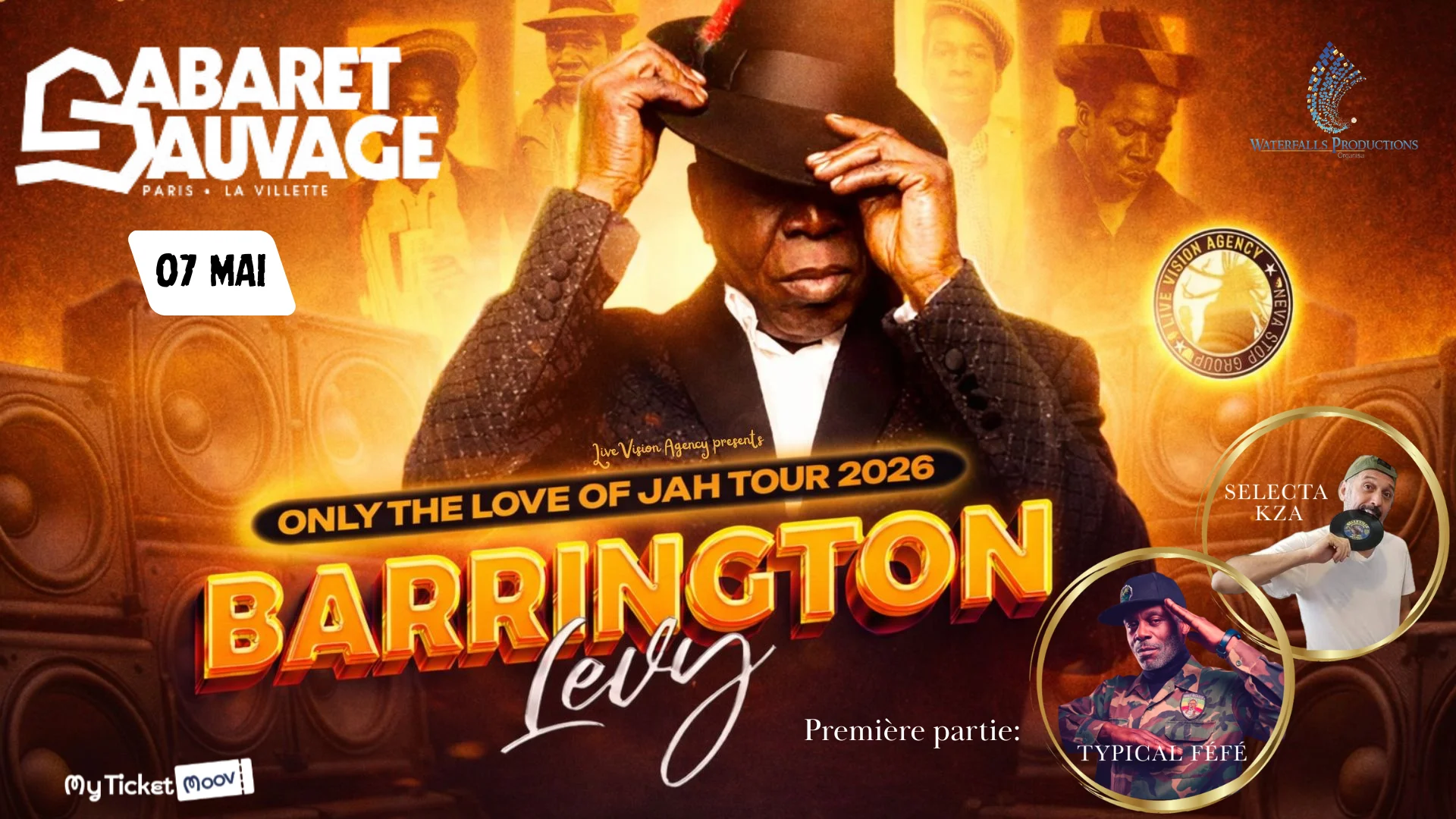 Barrington Levy En Concert – Only The Love Of Jah Tour 2026