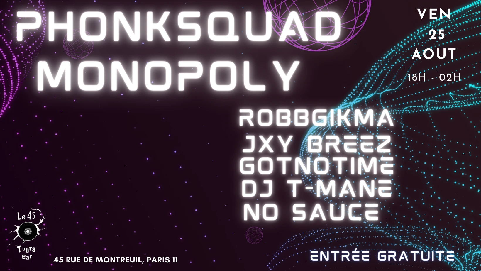 Phonksquad Monopoly W/ La Phonkerie & Friends