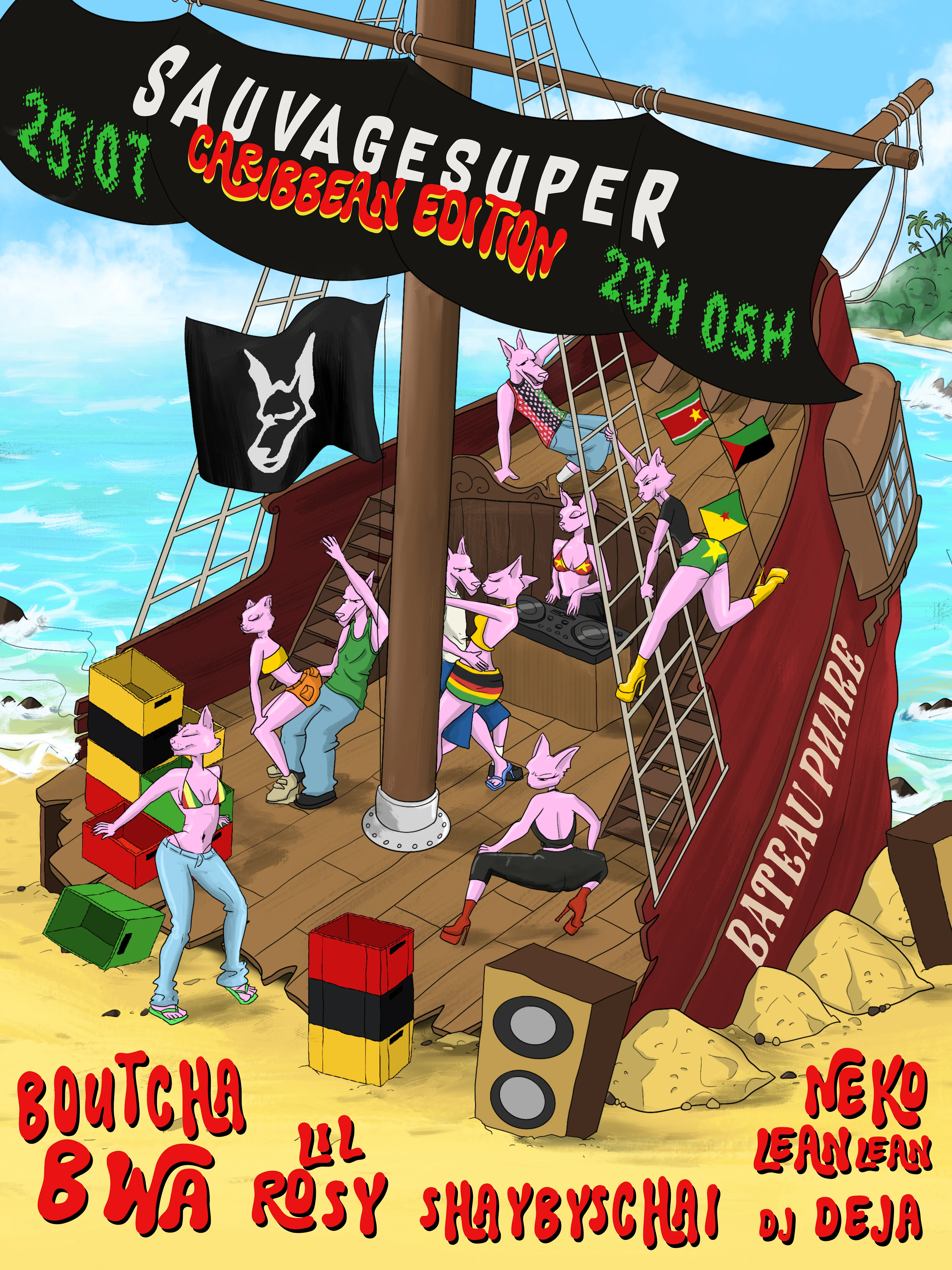Sauvagesuper X Bateau Phare Caribbean Edition