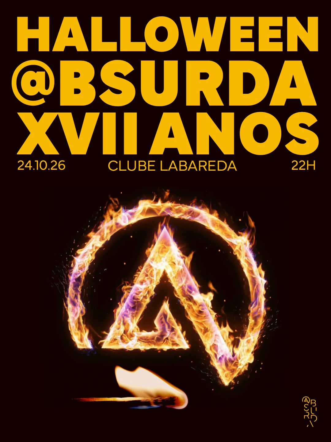 Halloween @Bsurda XVII Anos - 24/10