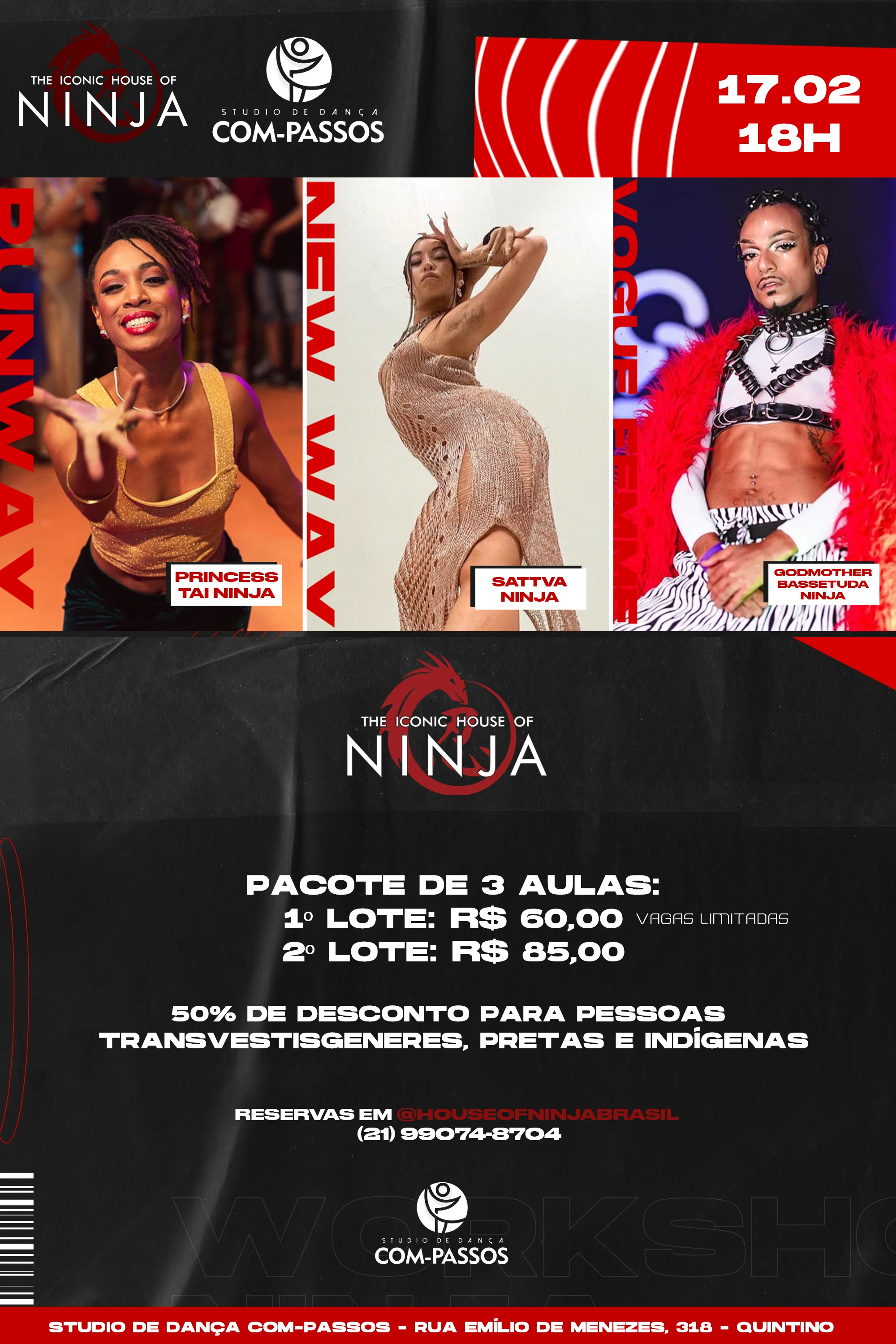 Iconic House Of Ninja - Workshops - Runway - Femme - New Way