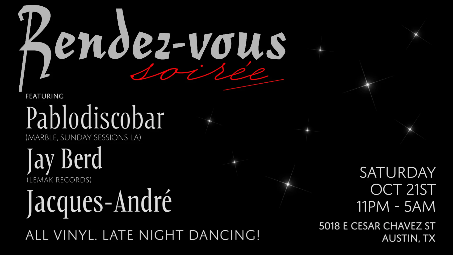 Rendez-Vous: Soirée | All Vinyl | After Hours