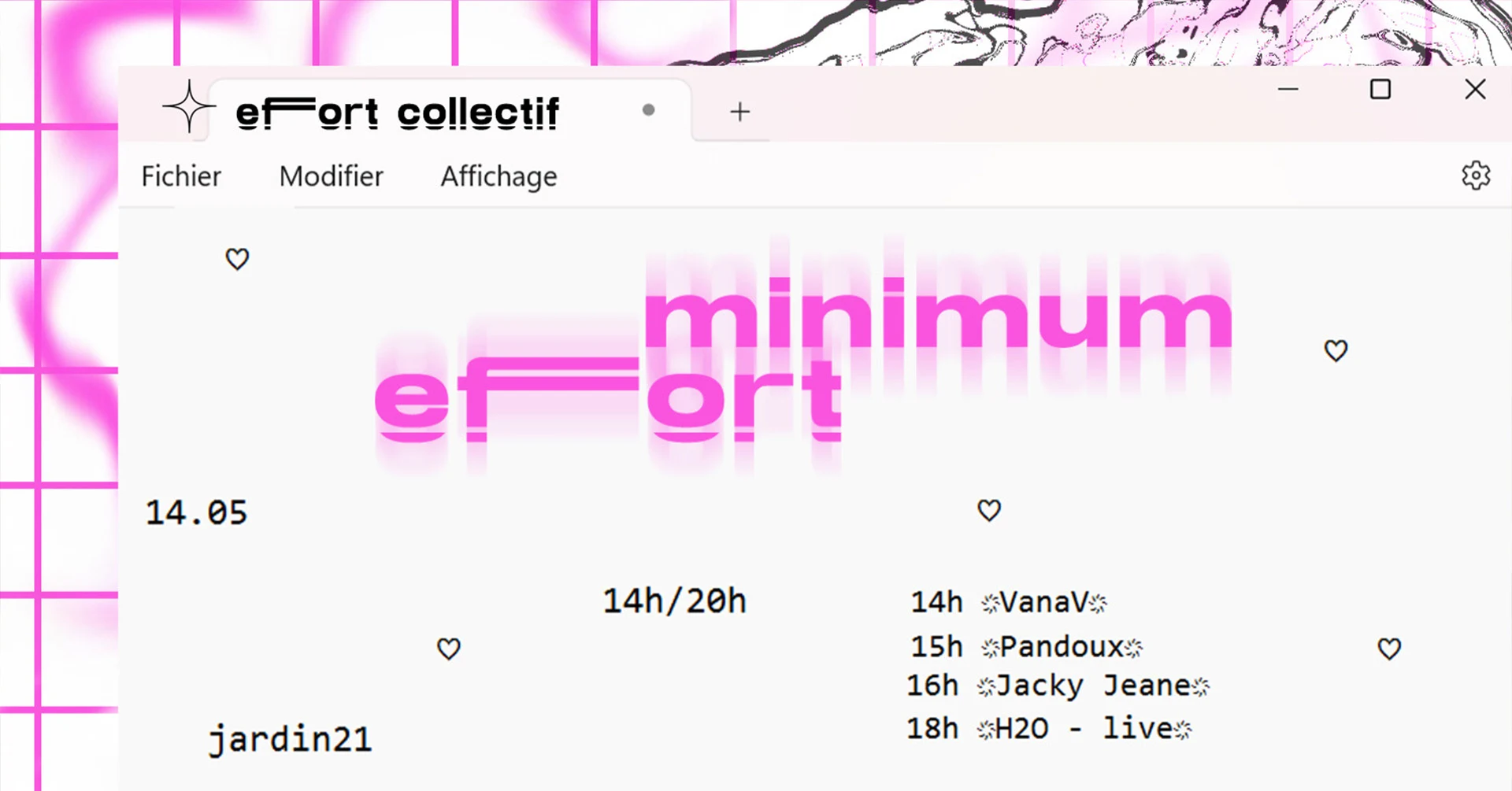Minimum Effort