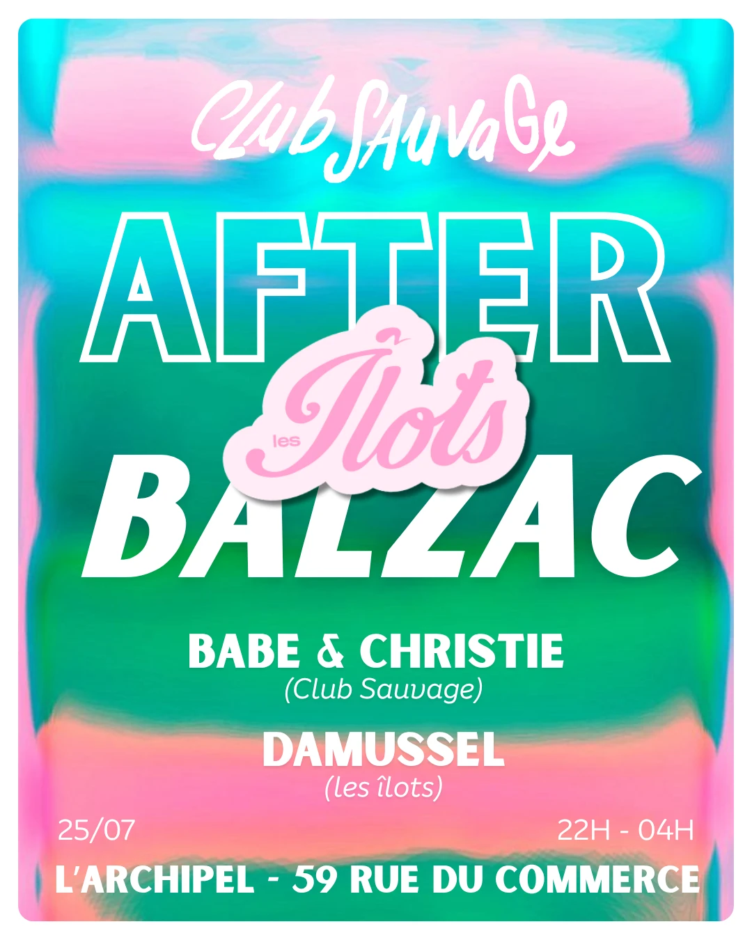 After Les Îlots X Club Sauvage 🌊 L'archipel Des Nymphes 🌊