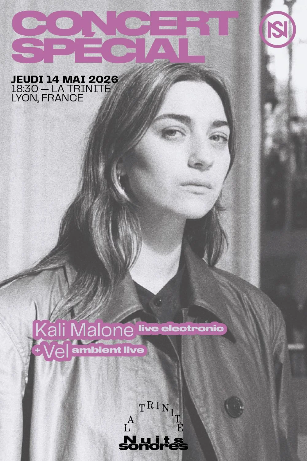 Concert Spécial - Kali Malone (Live Electronic) - La Trinité