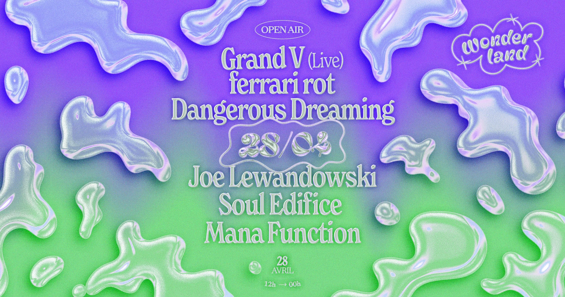 Wonderland Invite :  Grand V (Live) - Ferrari Rot