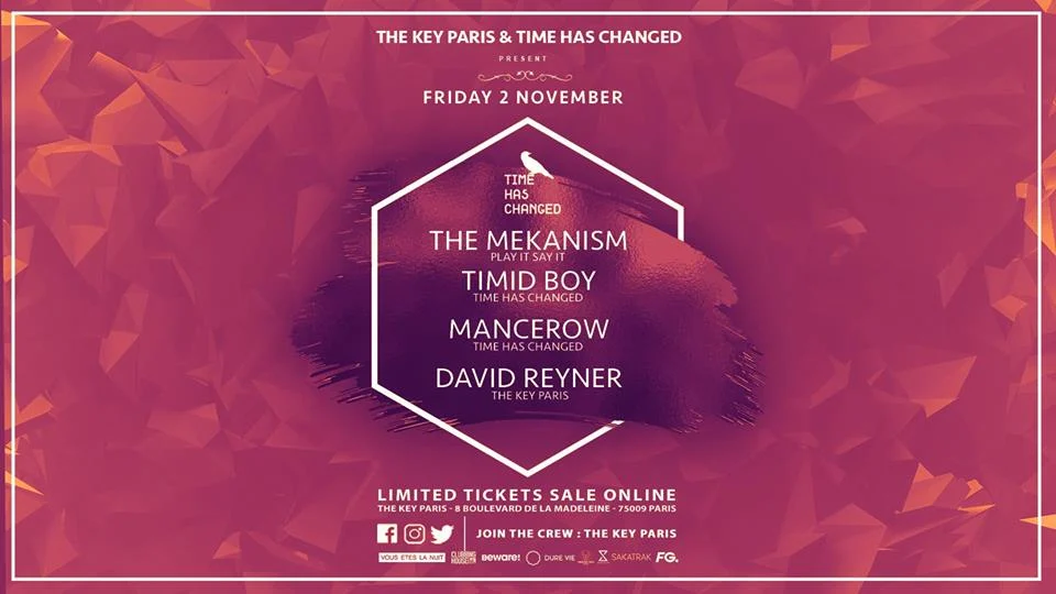 The Key & Time Has Changed : The Mekanism, Timid Boy, Mancerow