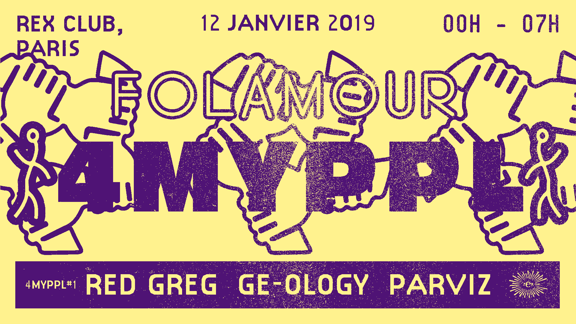 Folamour 4myppl Residency #1: Red Greg, Ge-Ology, Parviz
