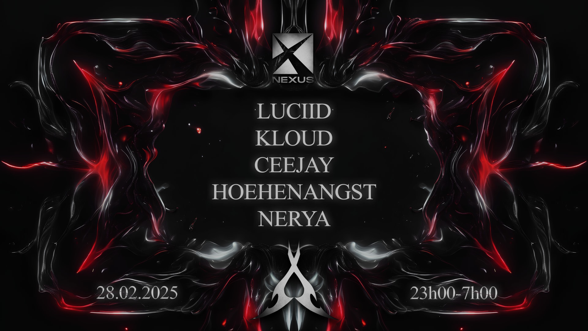 Nexus X Agony : Luciid | Kloud | Ceejay | Hoehenangst & More