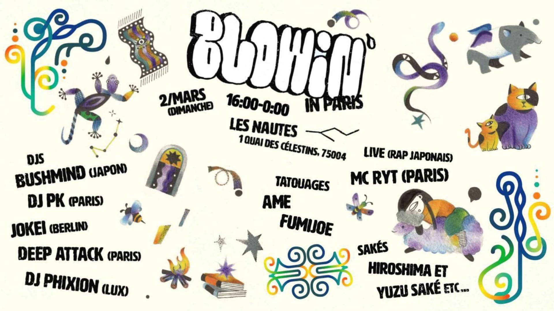 Blowin' In Paris @ Les Nautes