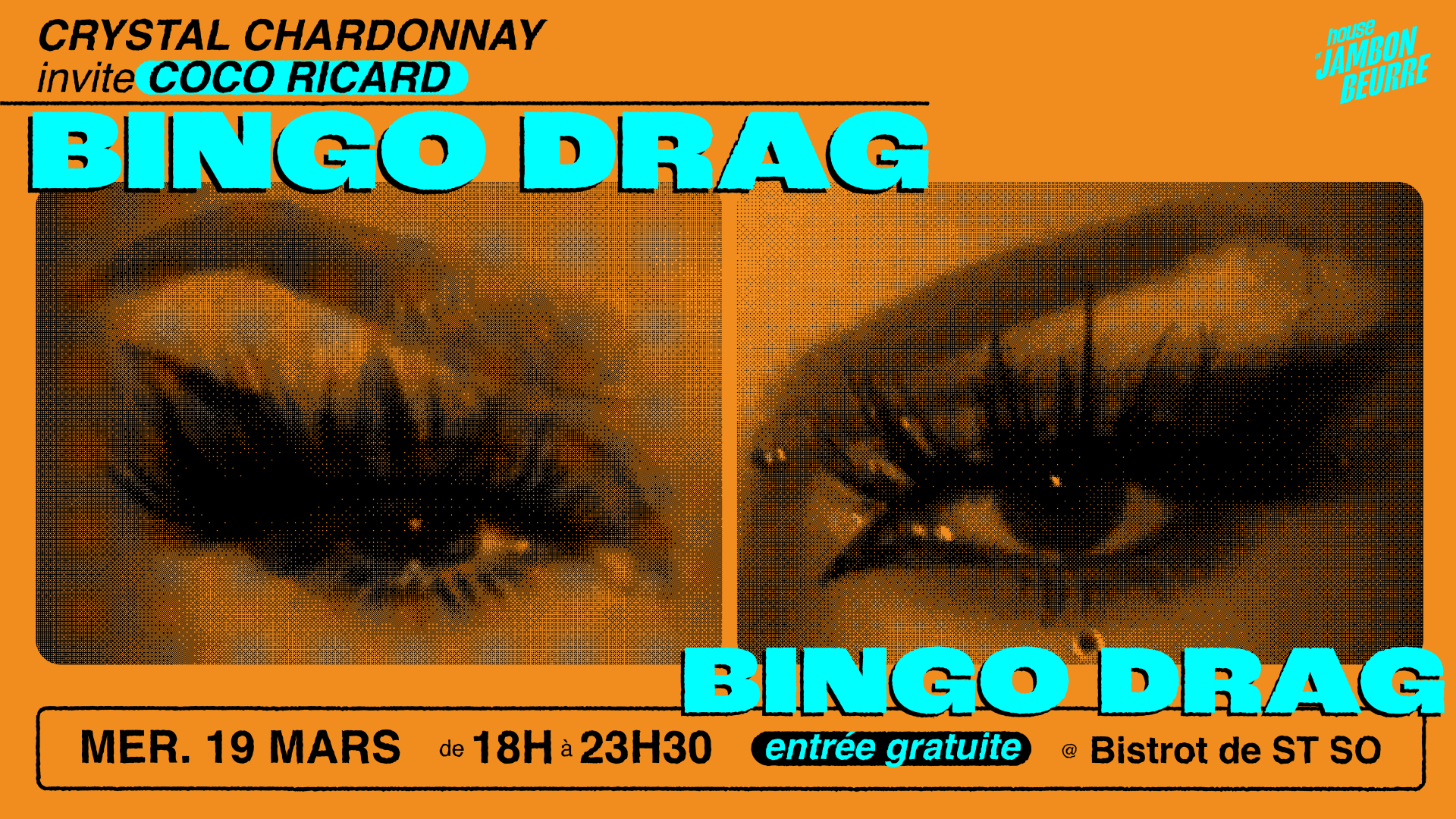 Bingo Drag | Crystal Chardonnay Invite Coco Ricard @St So