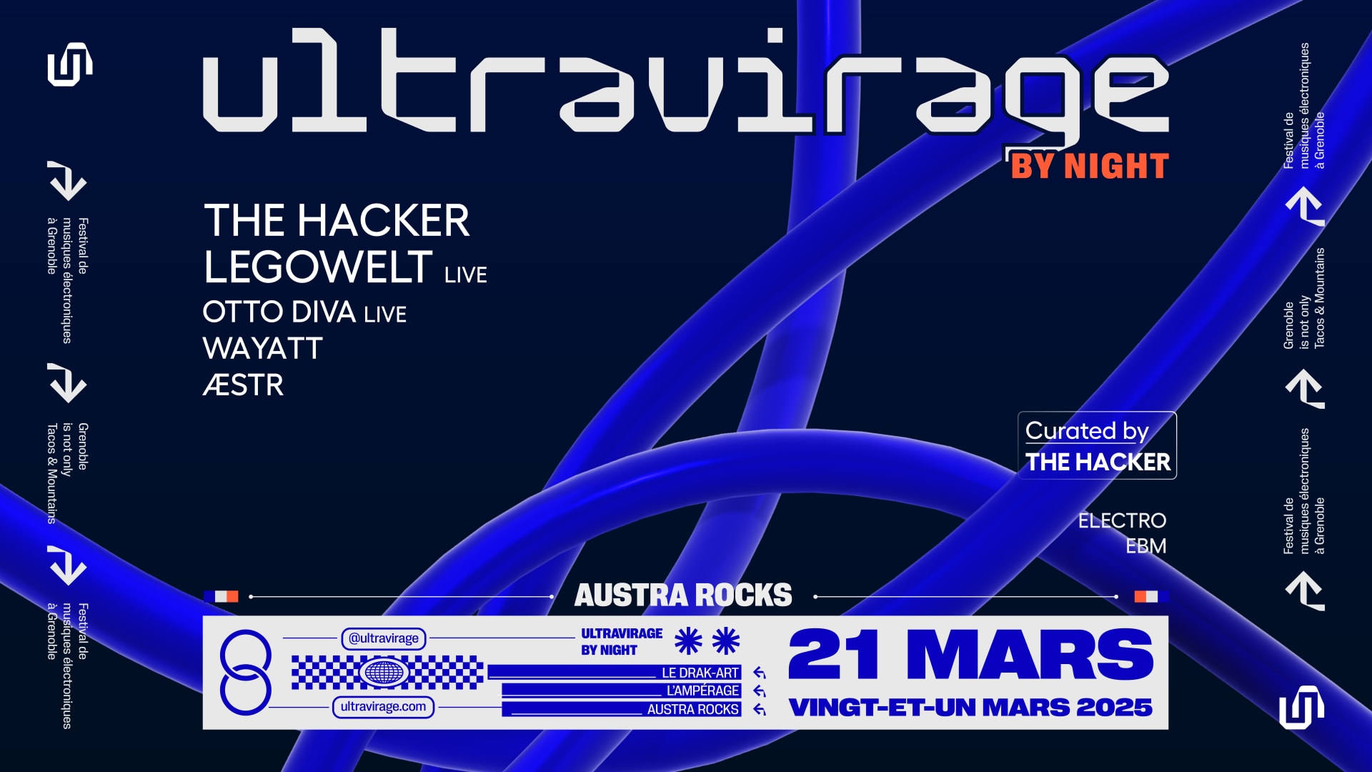 Ultravirage By Night - Austra Rocks W/ The Hacker & More