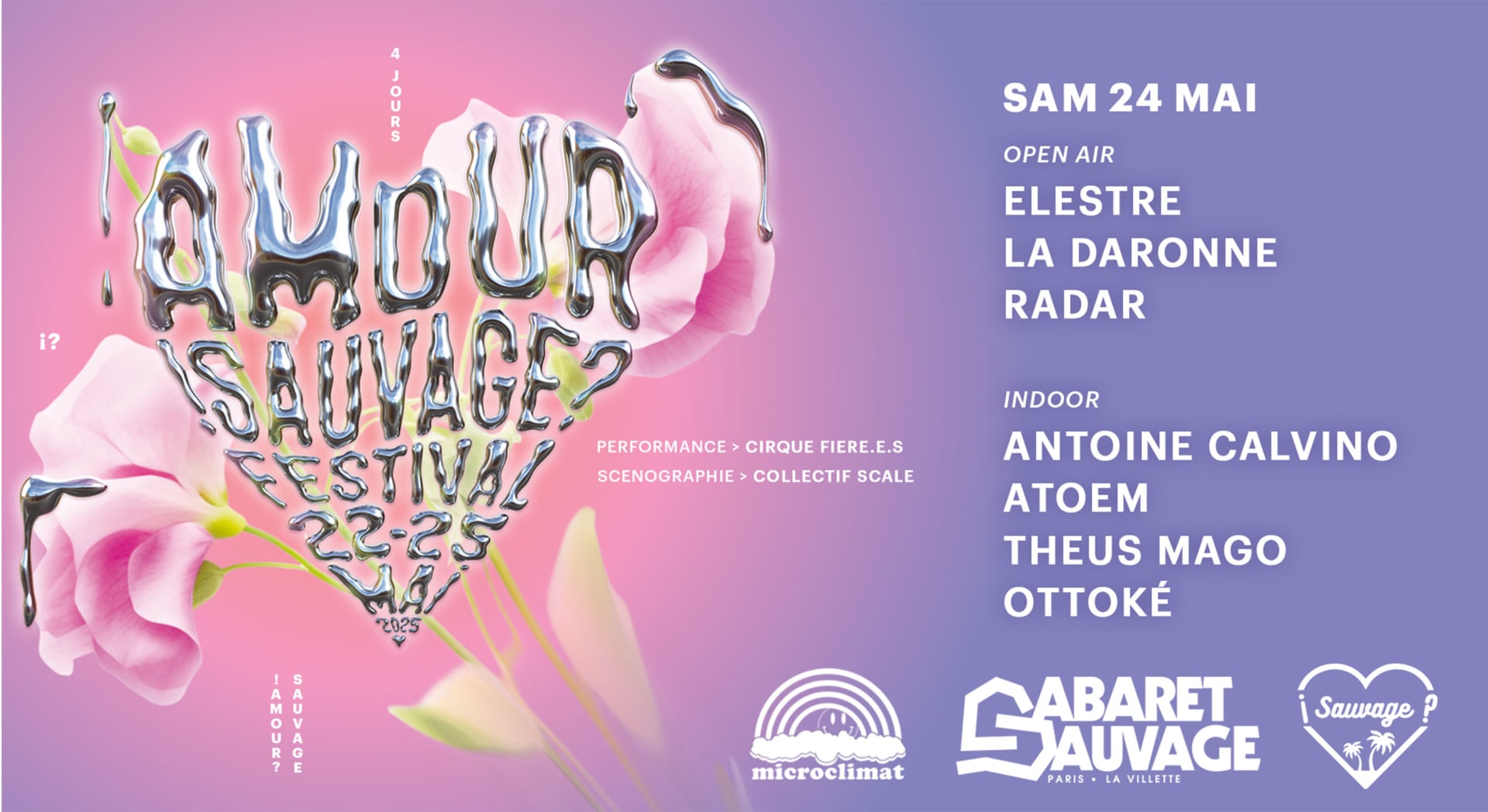 ¡Amour Sauvage Festival #3? • Jour 3 • 24.05.25