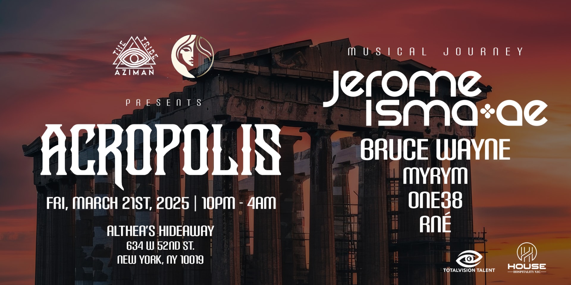 Acropolis - A House Music Journey Ft. Jerome Isma-Ae, Bw