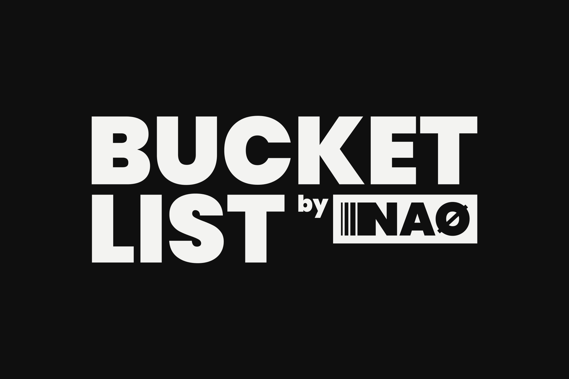 Bucket List By Naø #3