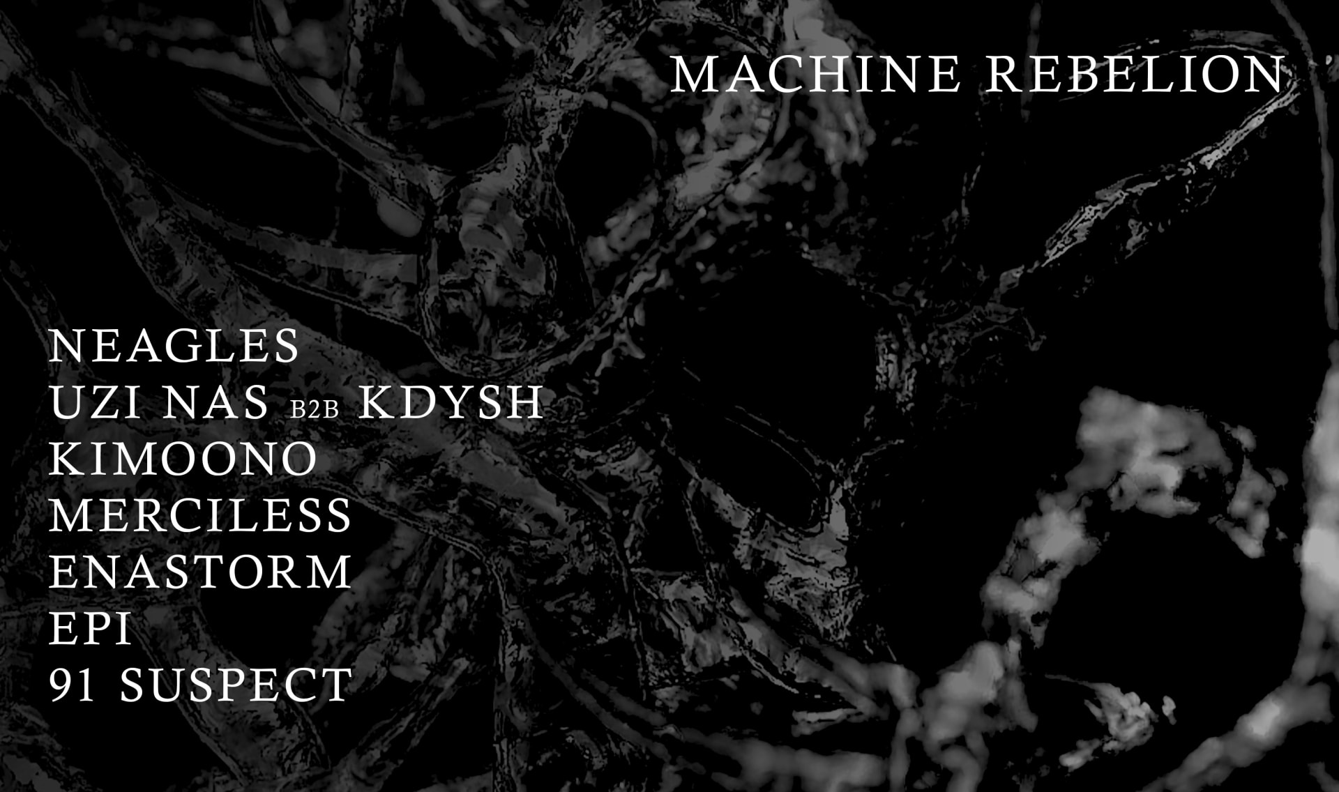 Machine Rebellion : Neagles, Uzi Nas, Kimoono & More