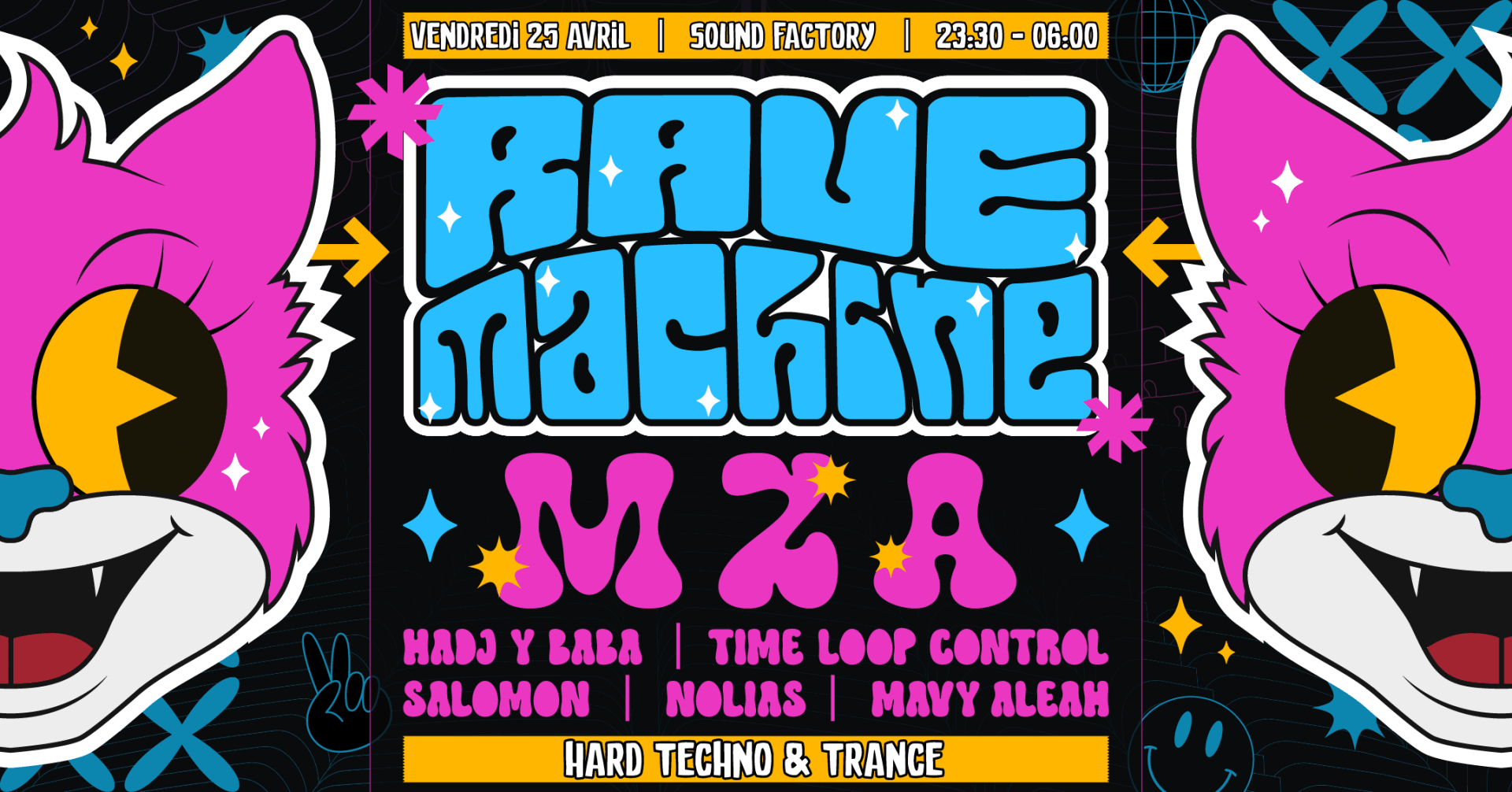 Rave Machine I Mza - Continue Records - Ltdp I Trance Techno