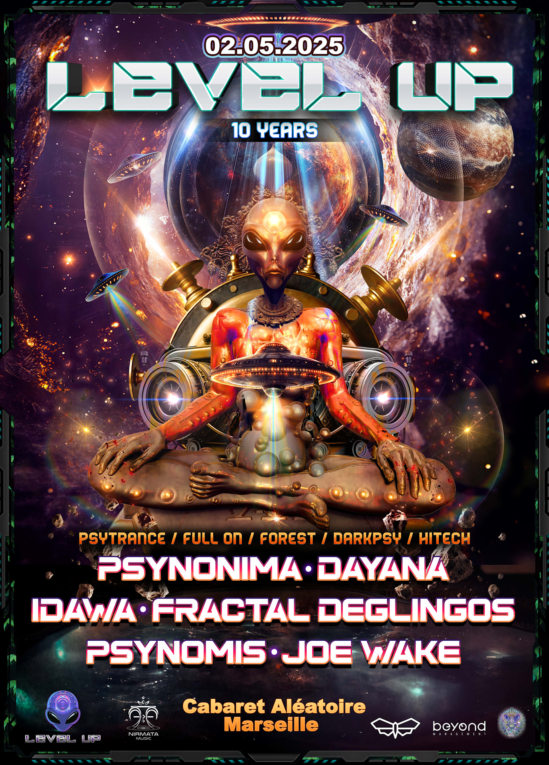 Club Cabaret X Level Up : Psynonima, Dayana, Idawa & More