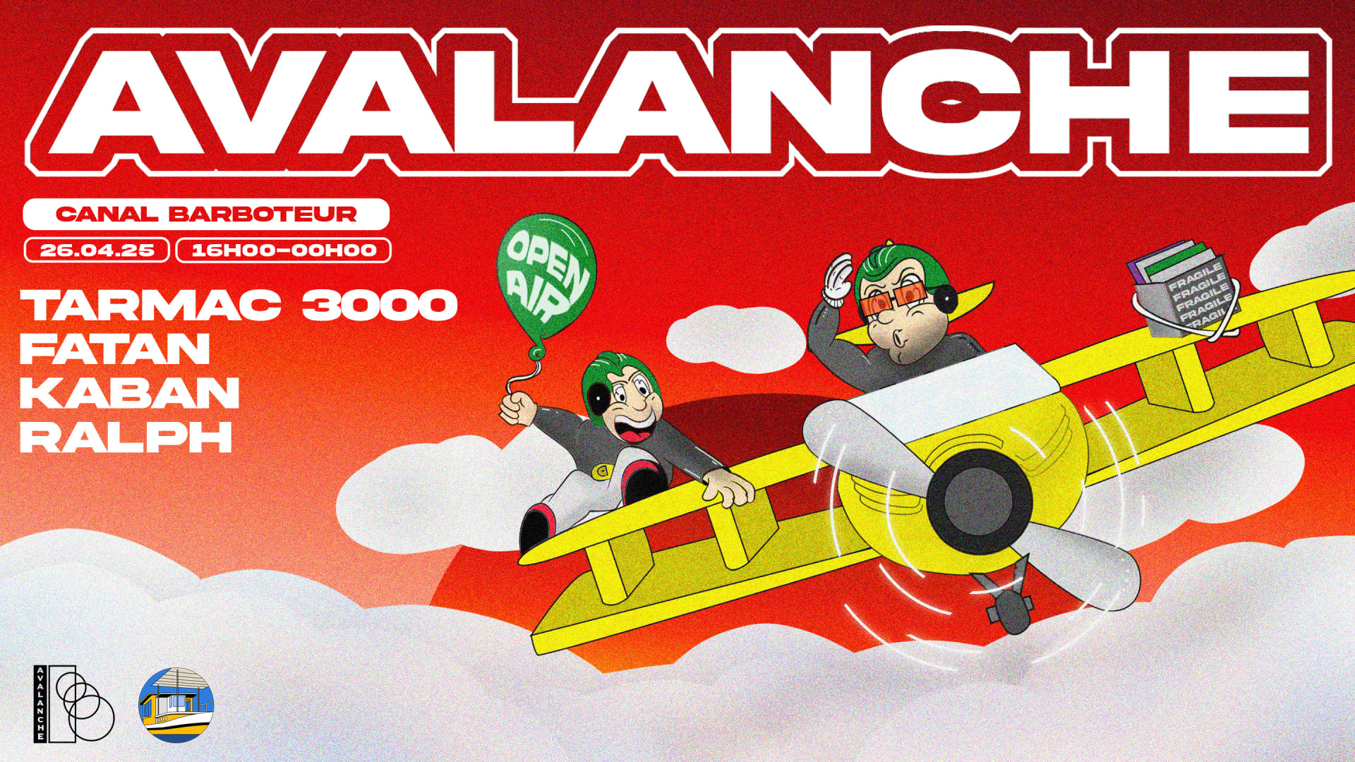 Open Air Avalanche W/Tarmac 3000 - Canal Barboteur