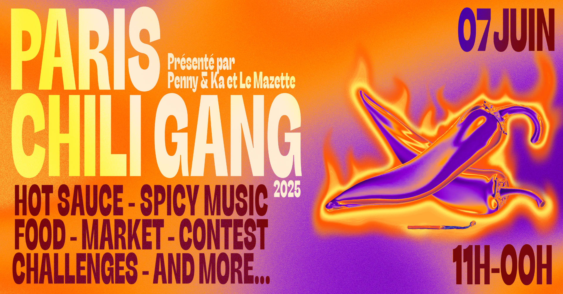 Paris Chili Gang : Hot Sauce, Hot Music & Food
