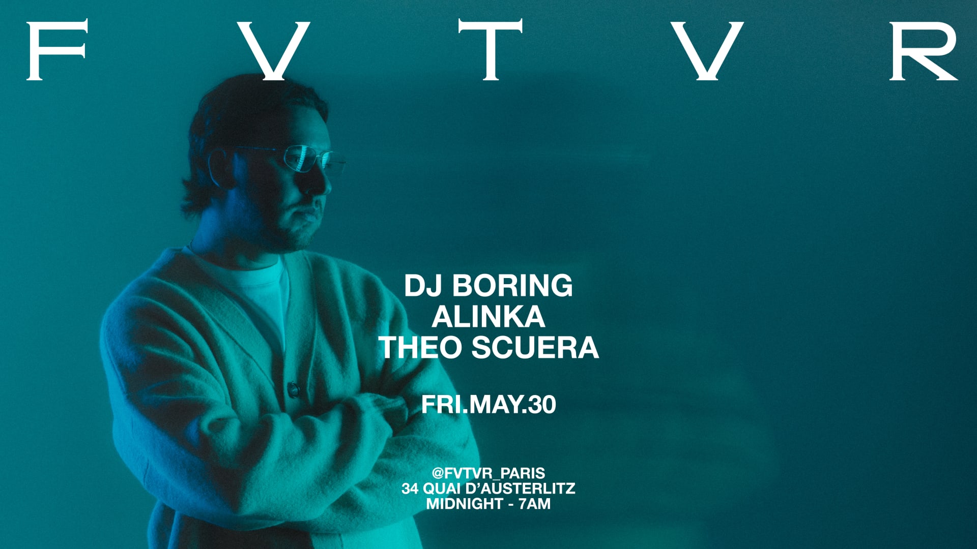 Fvtvr Invites : Dj Boring, Alinka & Theo Scuera
