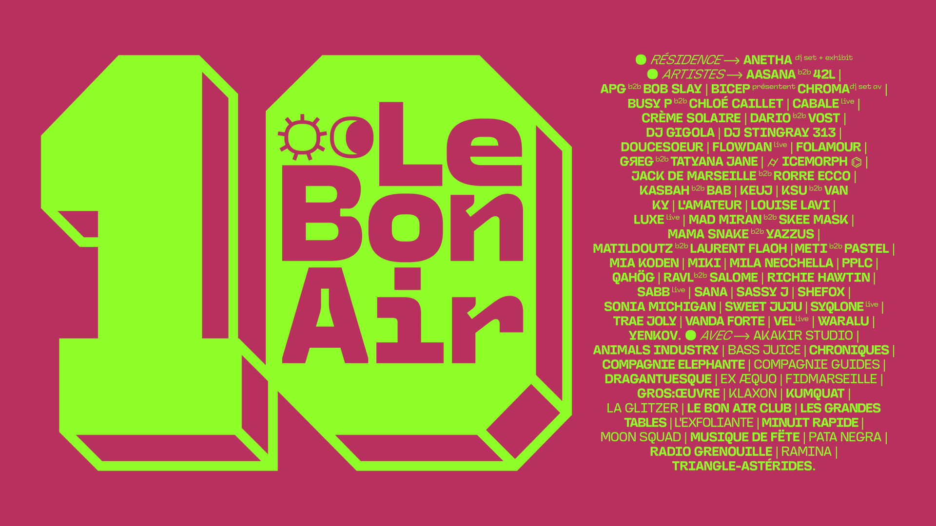 Festival Le Bon Air 2025