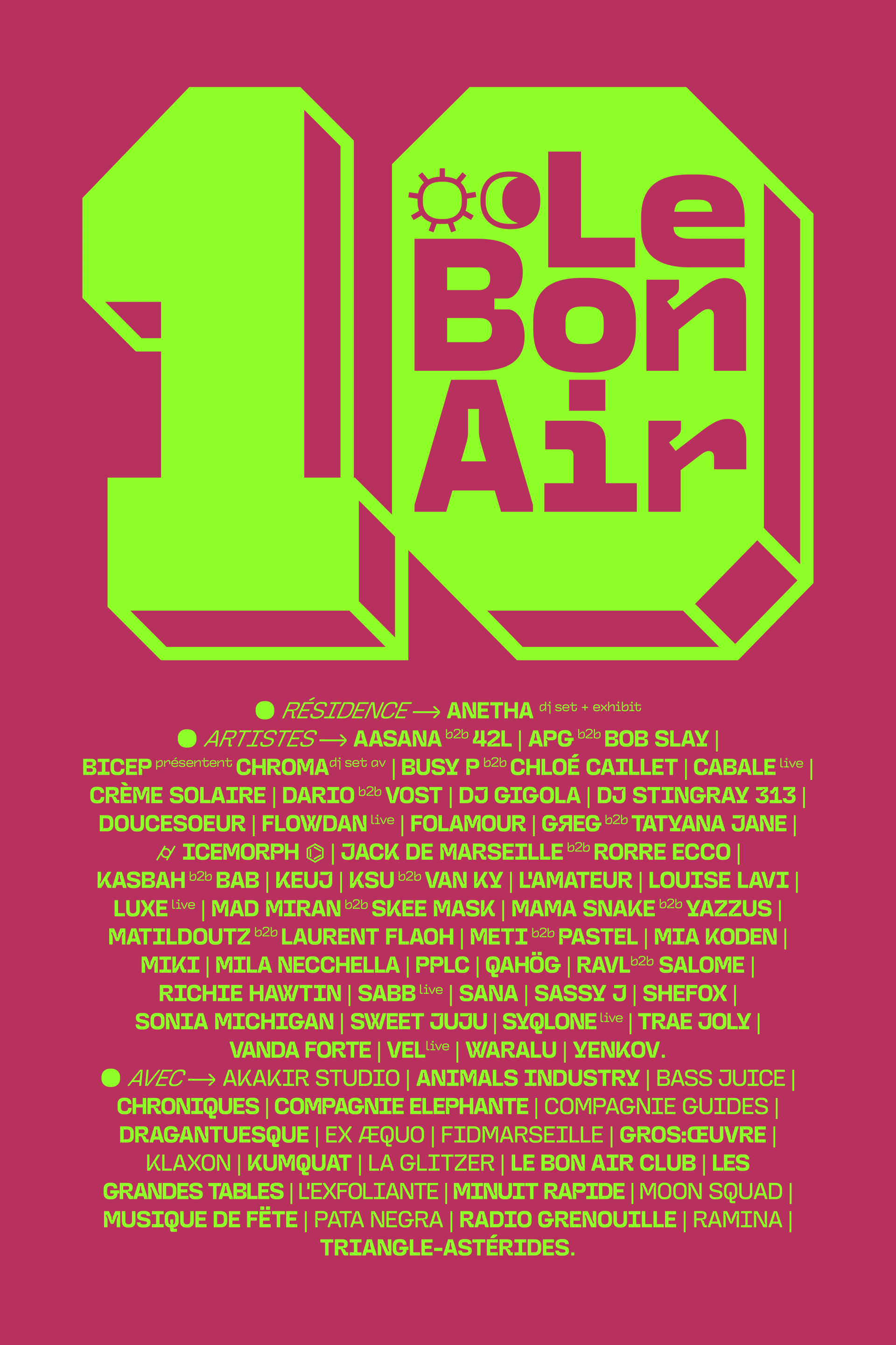 Festival Le Bon Air 2025