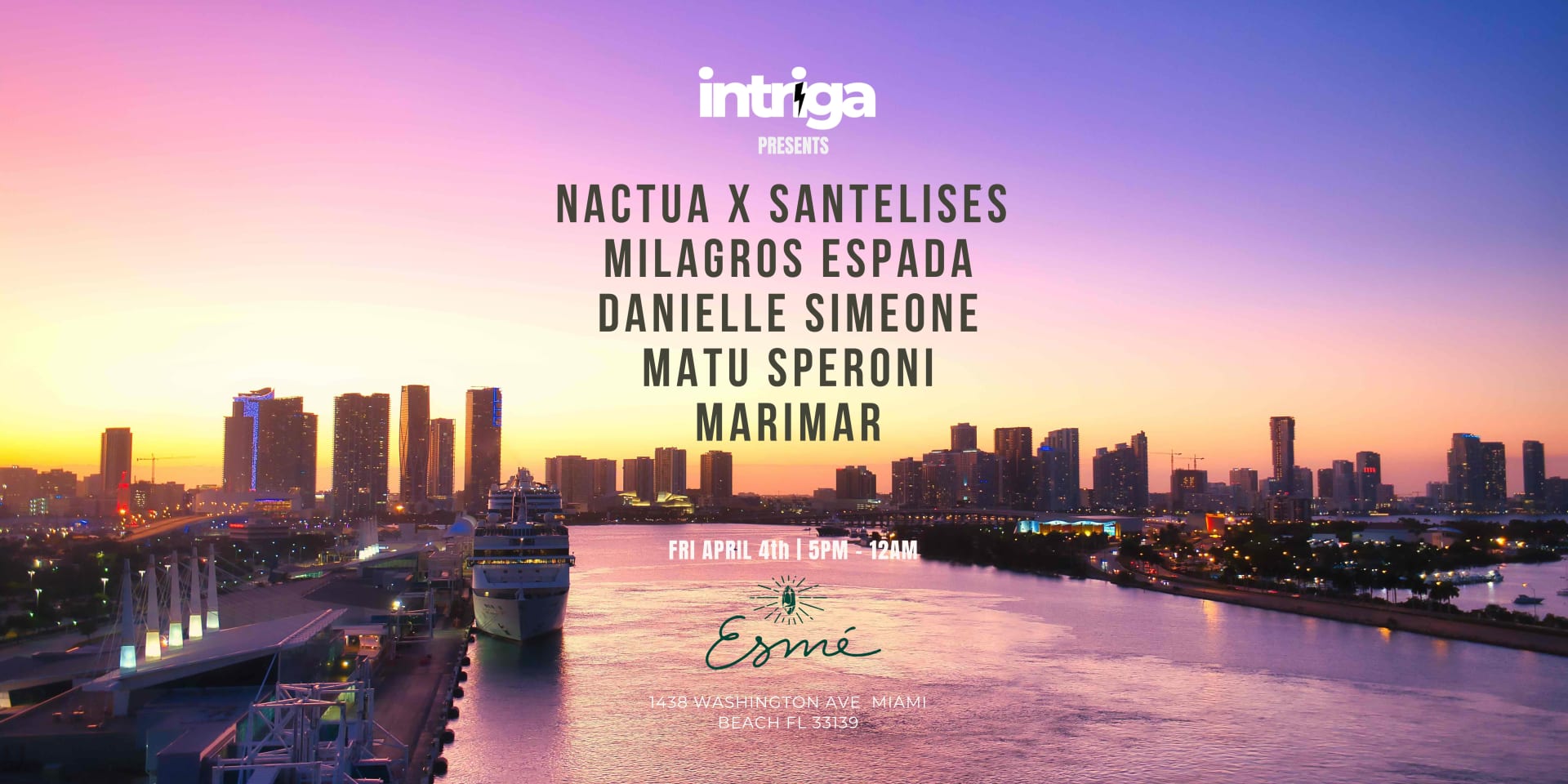Intriga Collective @ Sunset ( Springbreak Closing)