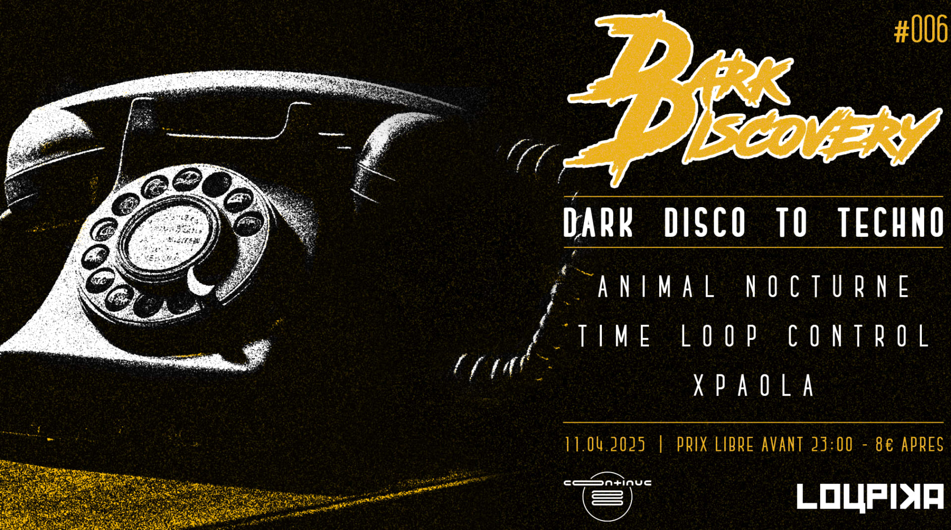 Dark Discovery - Dark Disco To Techno - Continue ? Records