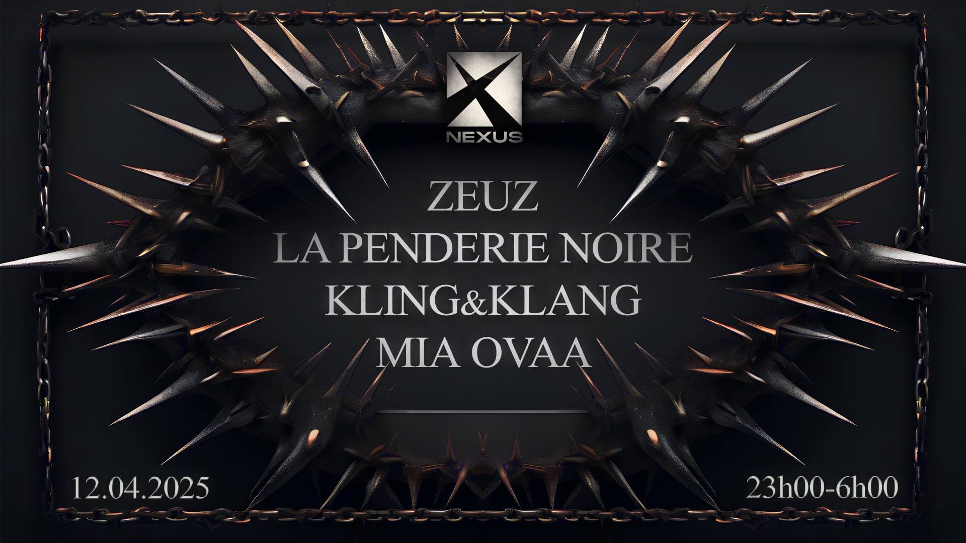 Nexus : Zeuz | La Penderie Noire | Kling&Klang & Mia Ovaa