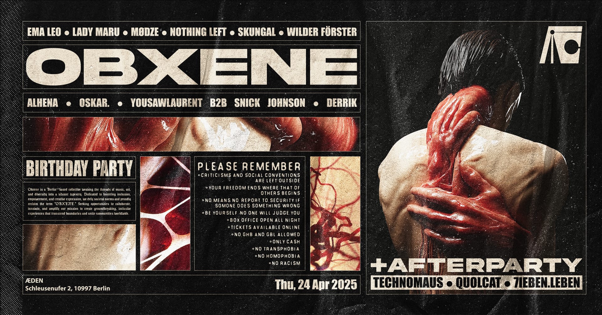 Obxene Anniversary +  Secret After Party