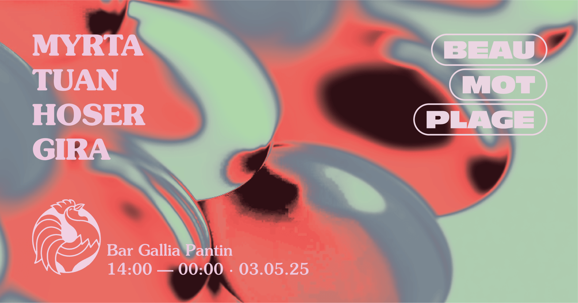 Beau Mot Plage Au Bar Gallia : Myrta, Tuan, Gira & Hoser