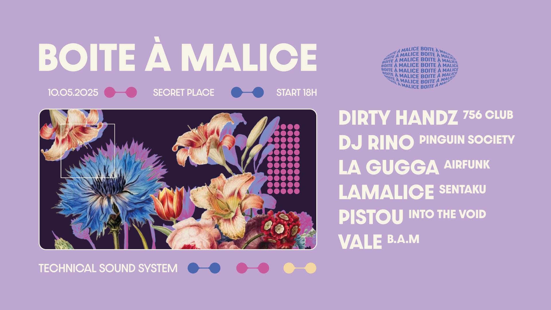 Boite A Malice : Dj Rino, Lamalice, Dirty Handz, La Gugga