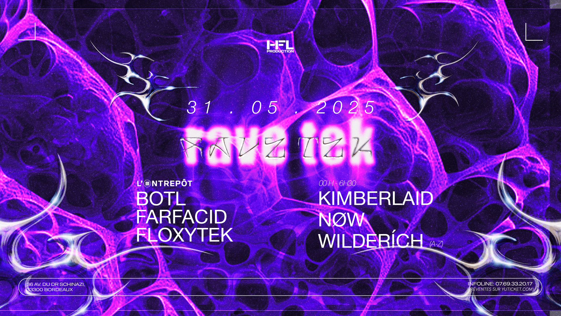 Ravetek  W/ Wilderích / Botl / Farfacid / Kimberlaid ...