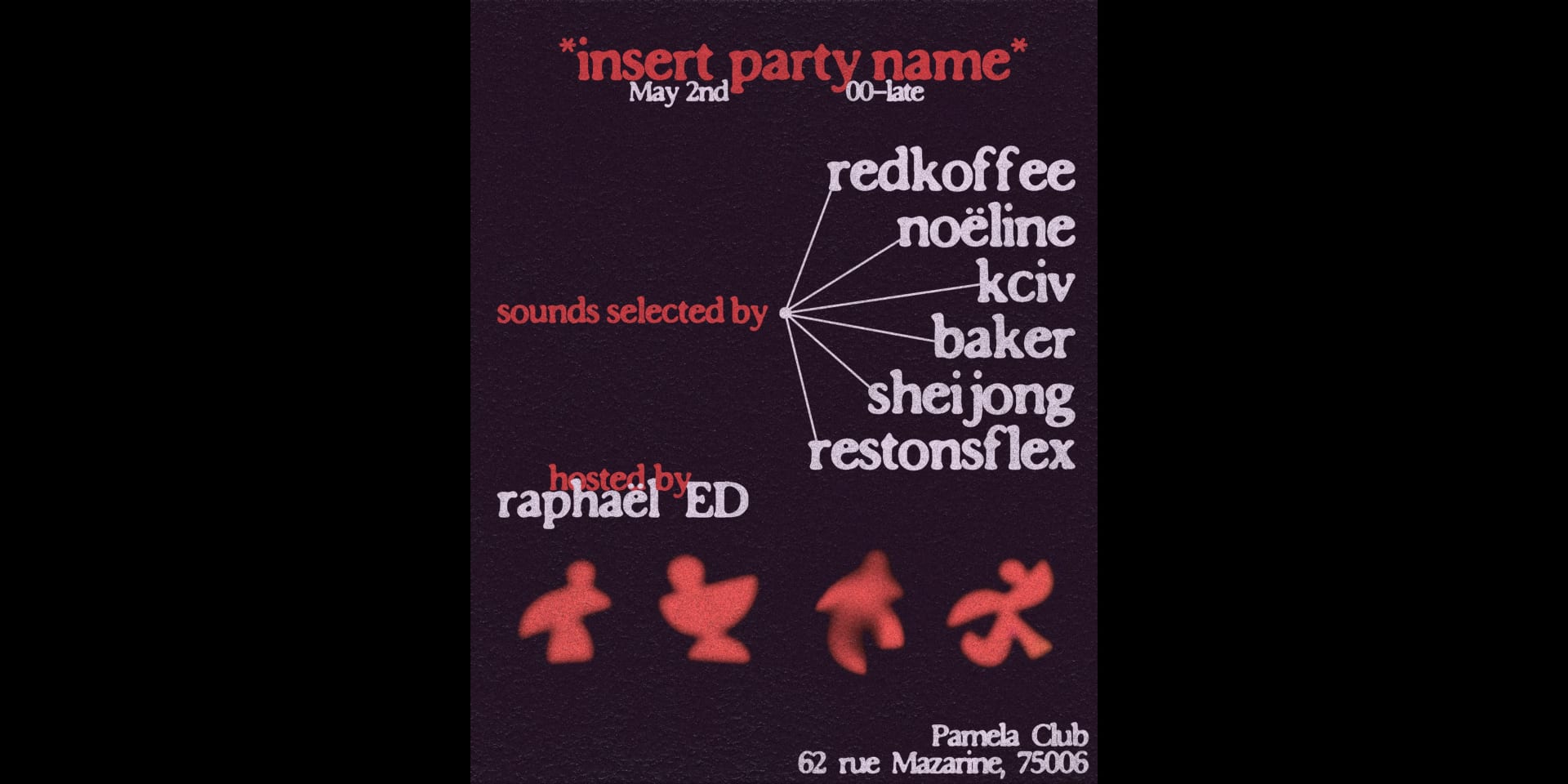 Insert Party Name W/ Kciv, Restonsflex, Redkoffee...