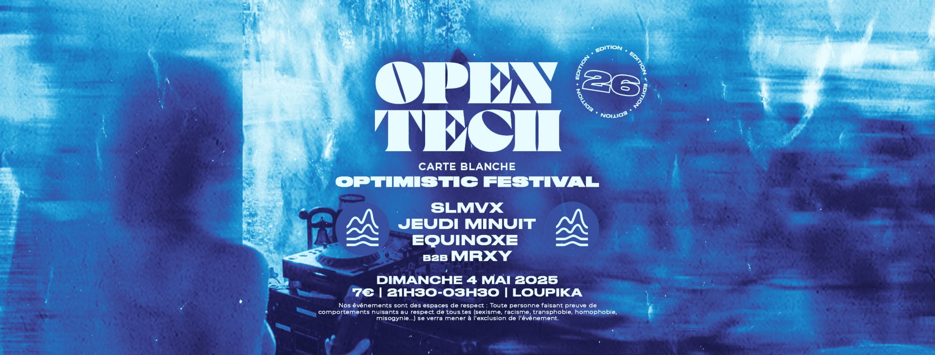Open Tech #26 : Carte Blanche Au Optimistic Festival