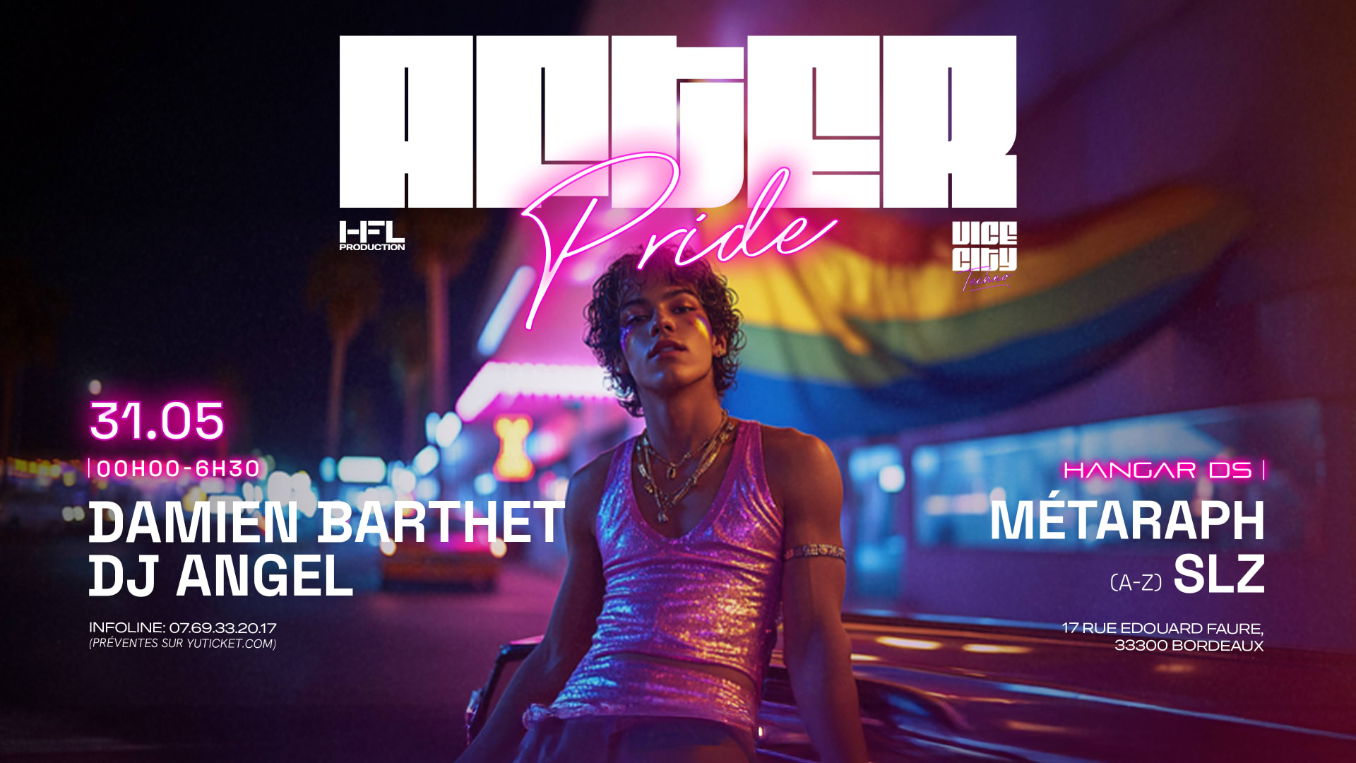 After Pride W / Métaraph / Damien Barthet / Dj Angel / Slz