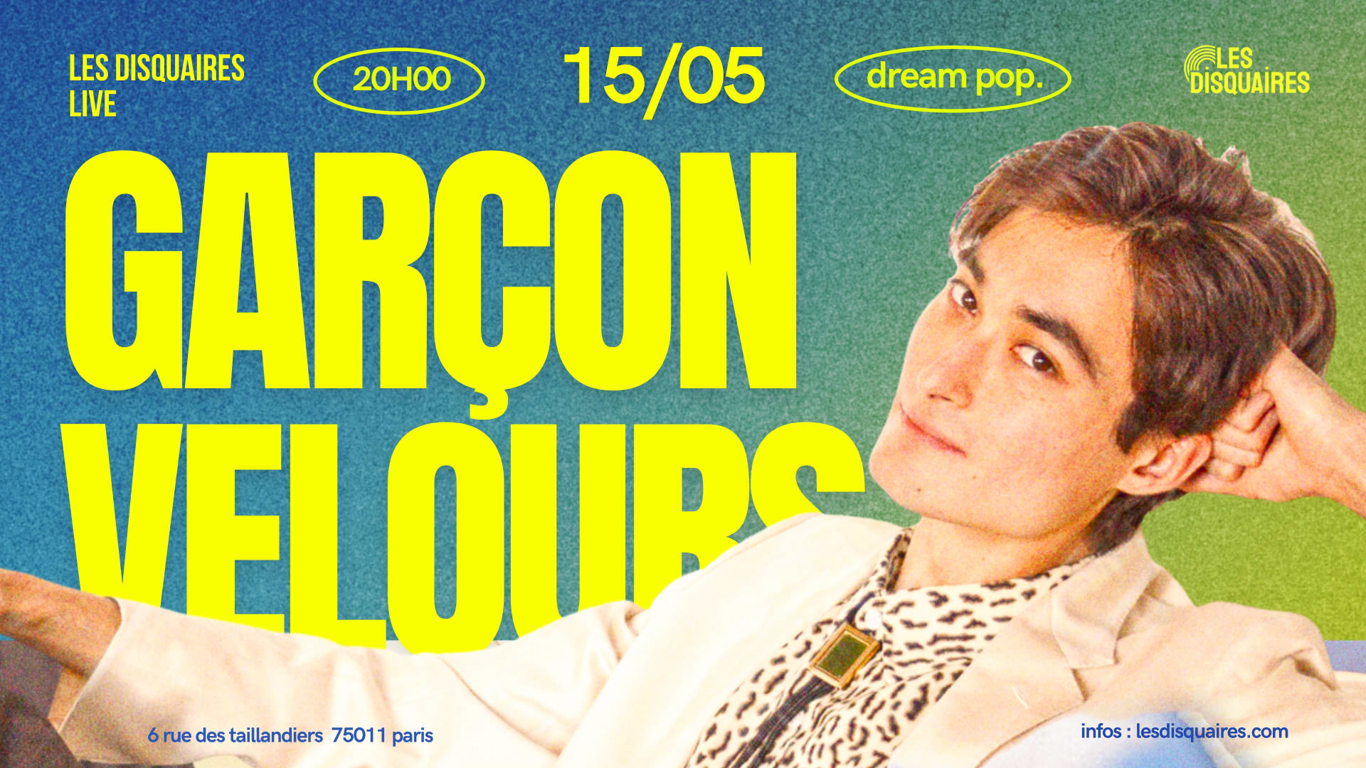 Garçon Velours - Live