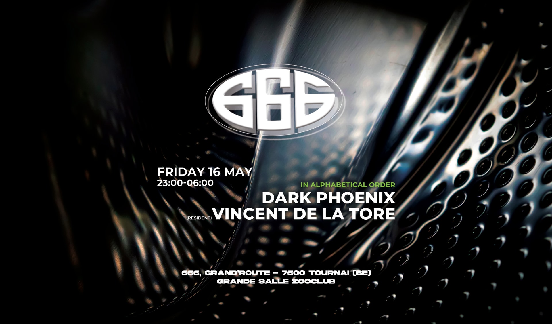 666 Presents Dark Phoenix, Friday 16 May 2025