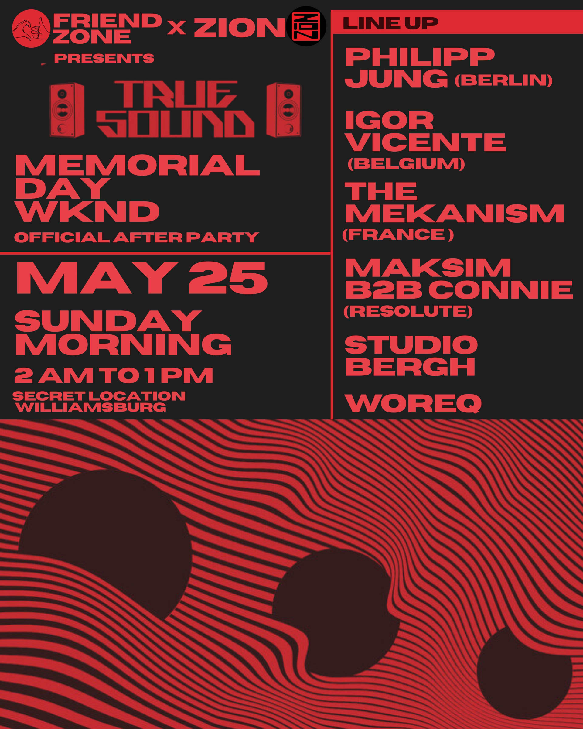 Friendzone X Zion Memorial Wknd/ Philipp Jung / Igor Vicente