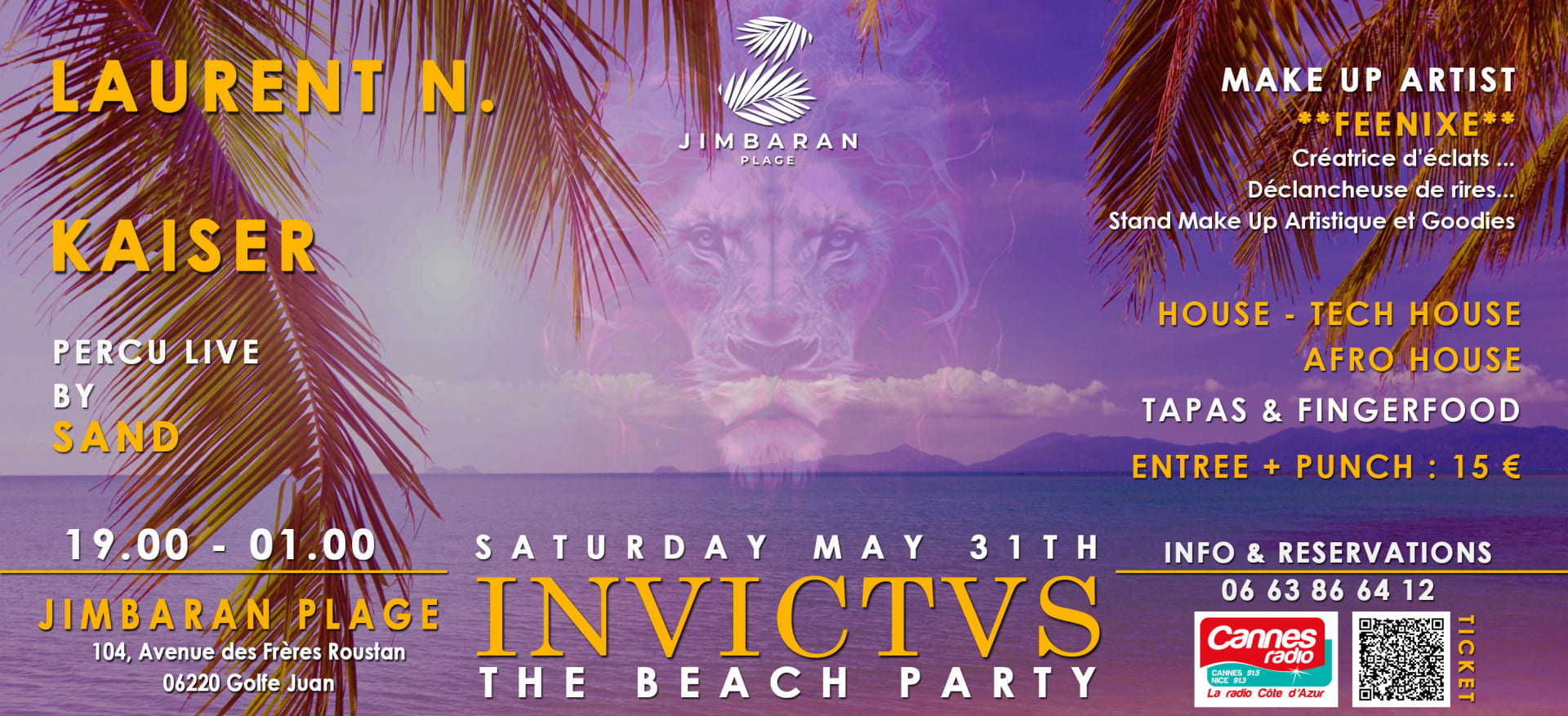 Invictus The Beach Party Night Session Jimbaran Plage
