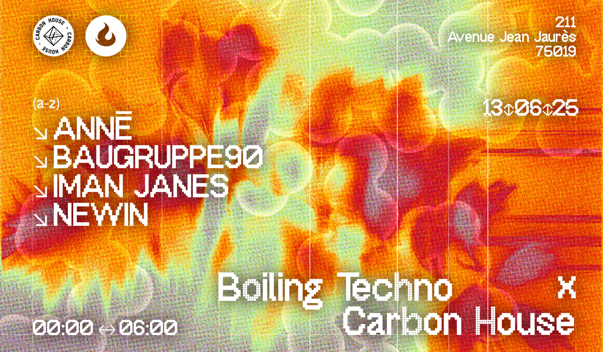 Boiling Techno X Carbon House : Anne, Baugruppe90 & More