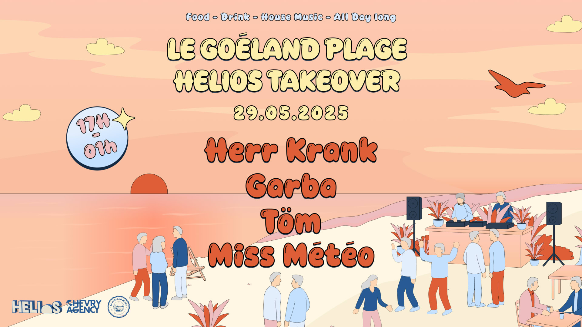 Le Goéland Plage X Helios : Herr Krank, Helios Crew & More
