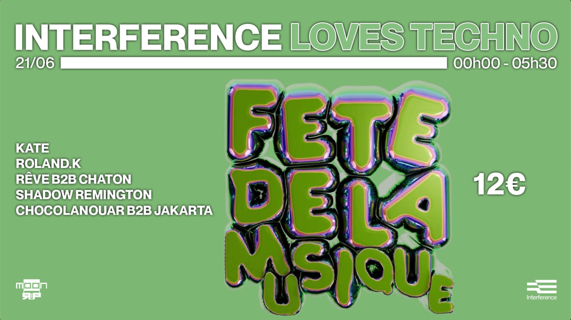 Fête De La Musique - Interference Loves Techno