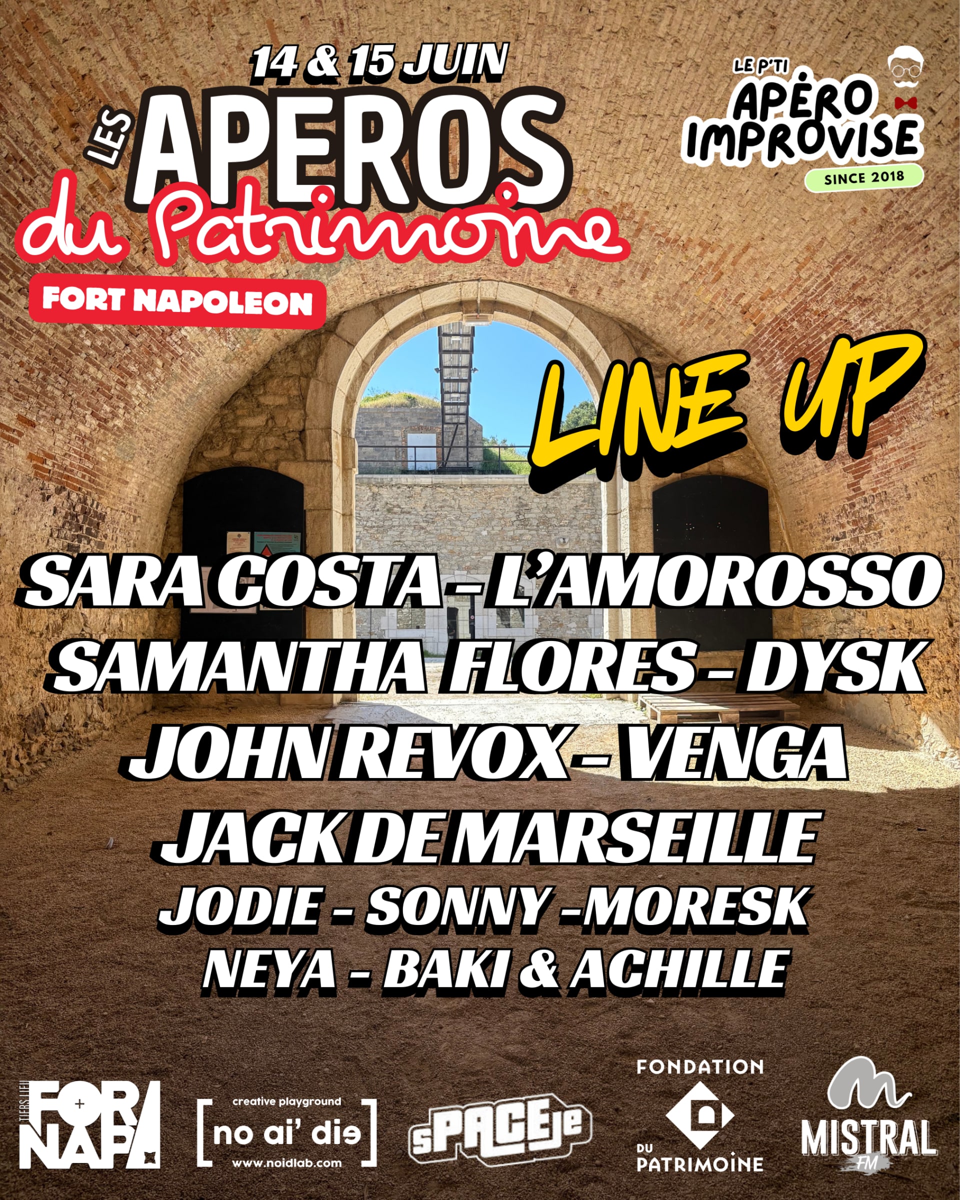 Festival Les Apéros Du Patrimoine - Fort Napoléon