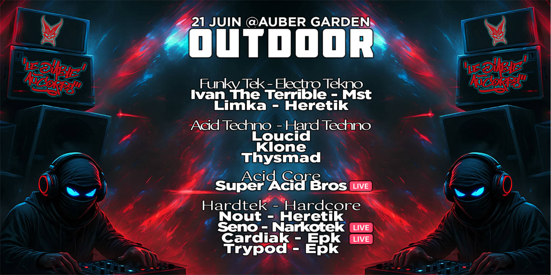 Le Diable Au Corps Outdoor @ Auber Garden