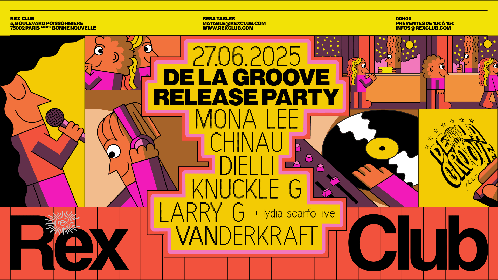 De La Groove Release Party: Mona Lee, Chinau, Dielli & More