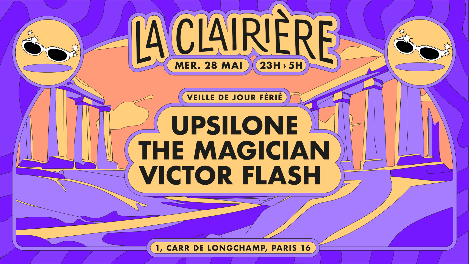 La Clairière : Upsilone, The Magician, Victor Flash