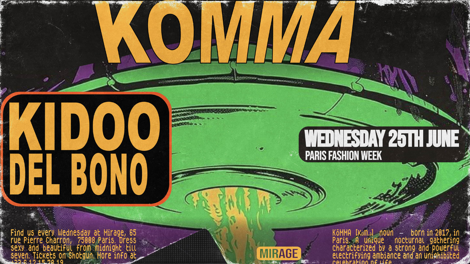 Kömma Residency : Kidoo / Paris Fashion Week
